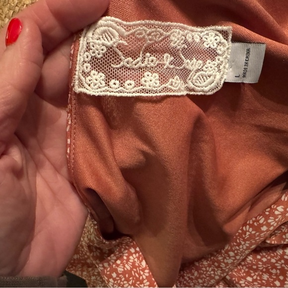 Sadie and Sage boho floral dress size large - Picture 4 of 4